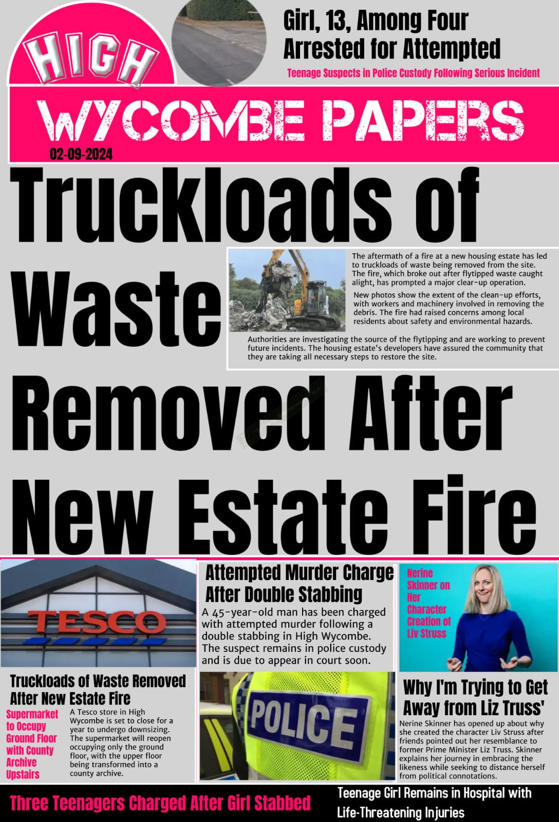 Gain Maximum Exposure by Advertising on the Front Page of High Wycombe Papers